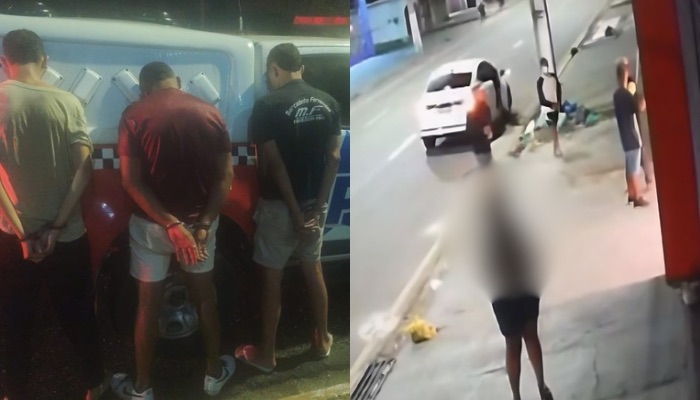 (Trio é preso suspeito de assalto a loja de carros na Senador Lemos, em Belém)