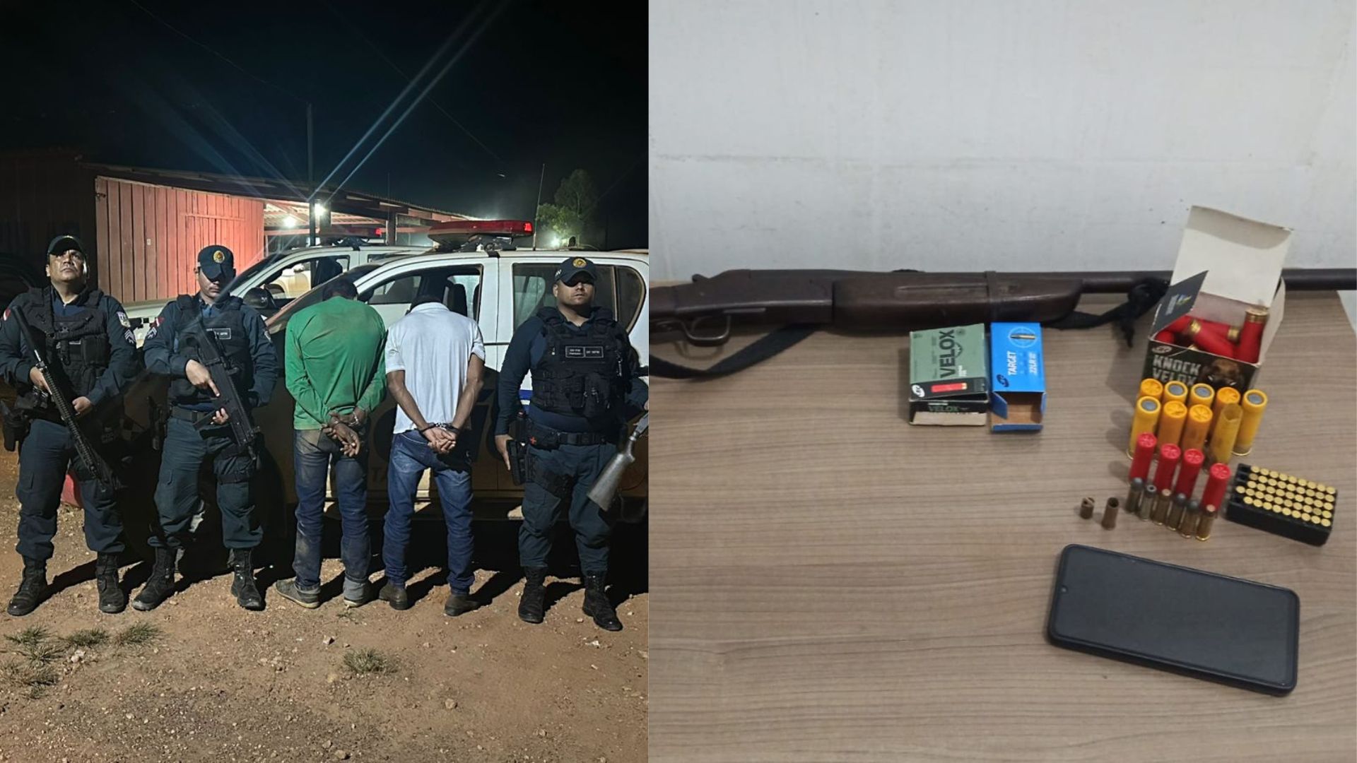 Imagem - Homicídio em bar acaba com prisões e apreensão de armas em São Félix do Xingu