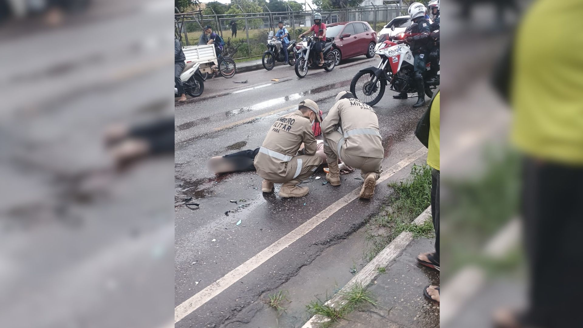 Motociclista morre após colisão na avenida Arthur Bernardes, em Belém