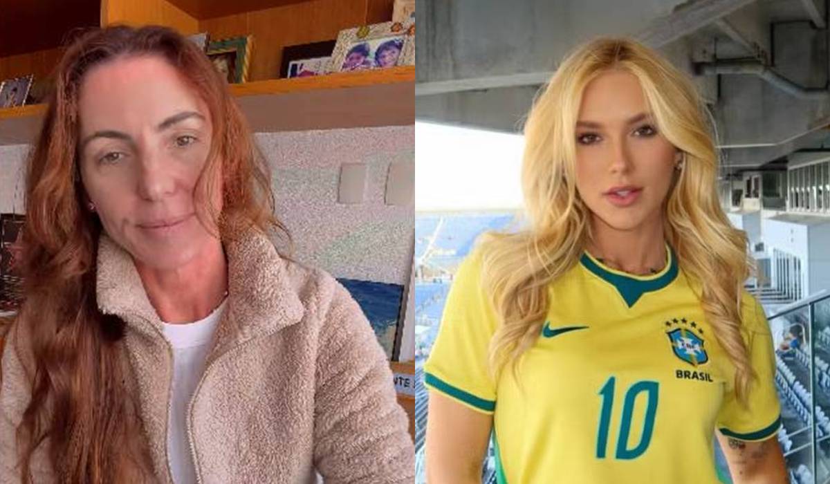 (A apresentadora Glenda Kozlowski usou as redes sociais para comentar a repercussão envolvendo a escolha da influenciadora Virginia Fonseca como repórter especial.)