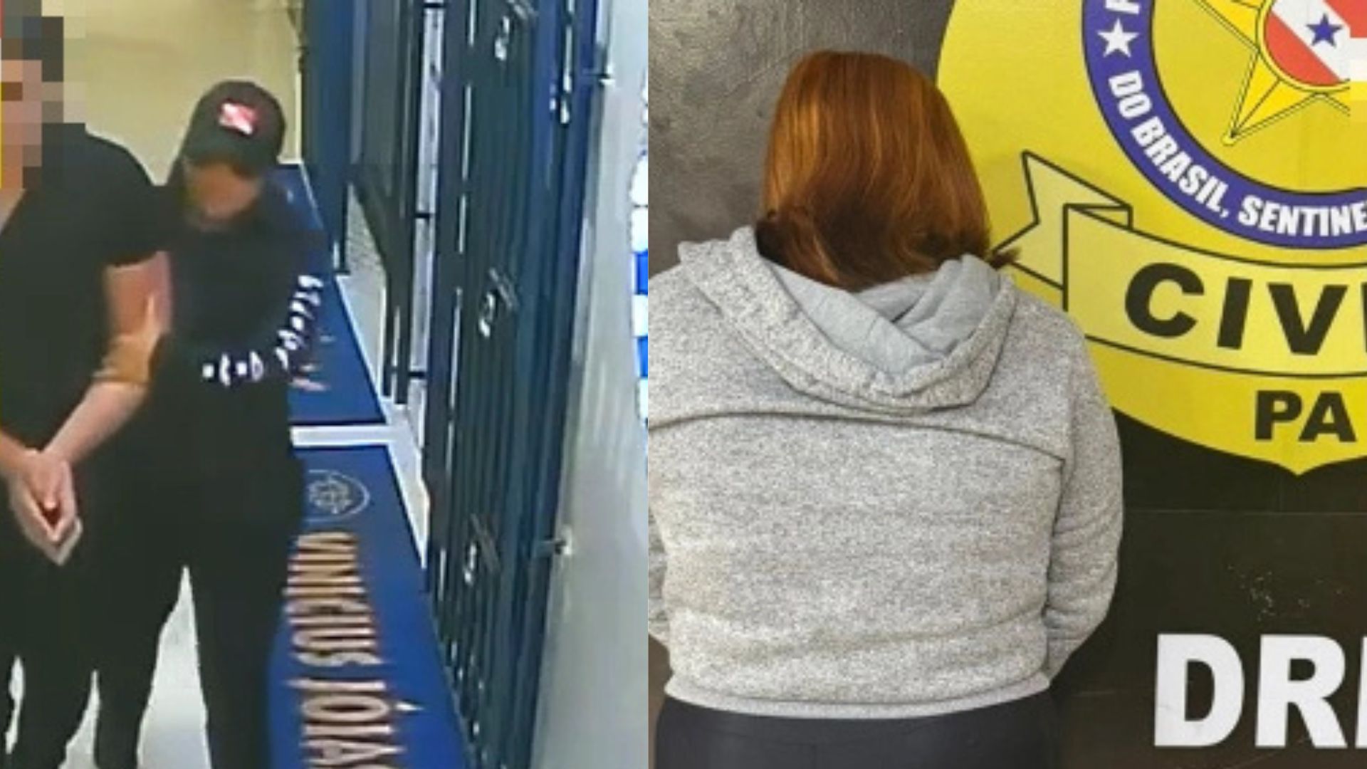 Suspeita de assalto a joalheria se entrega para a polícia um mês após o crime 