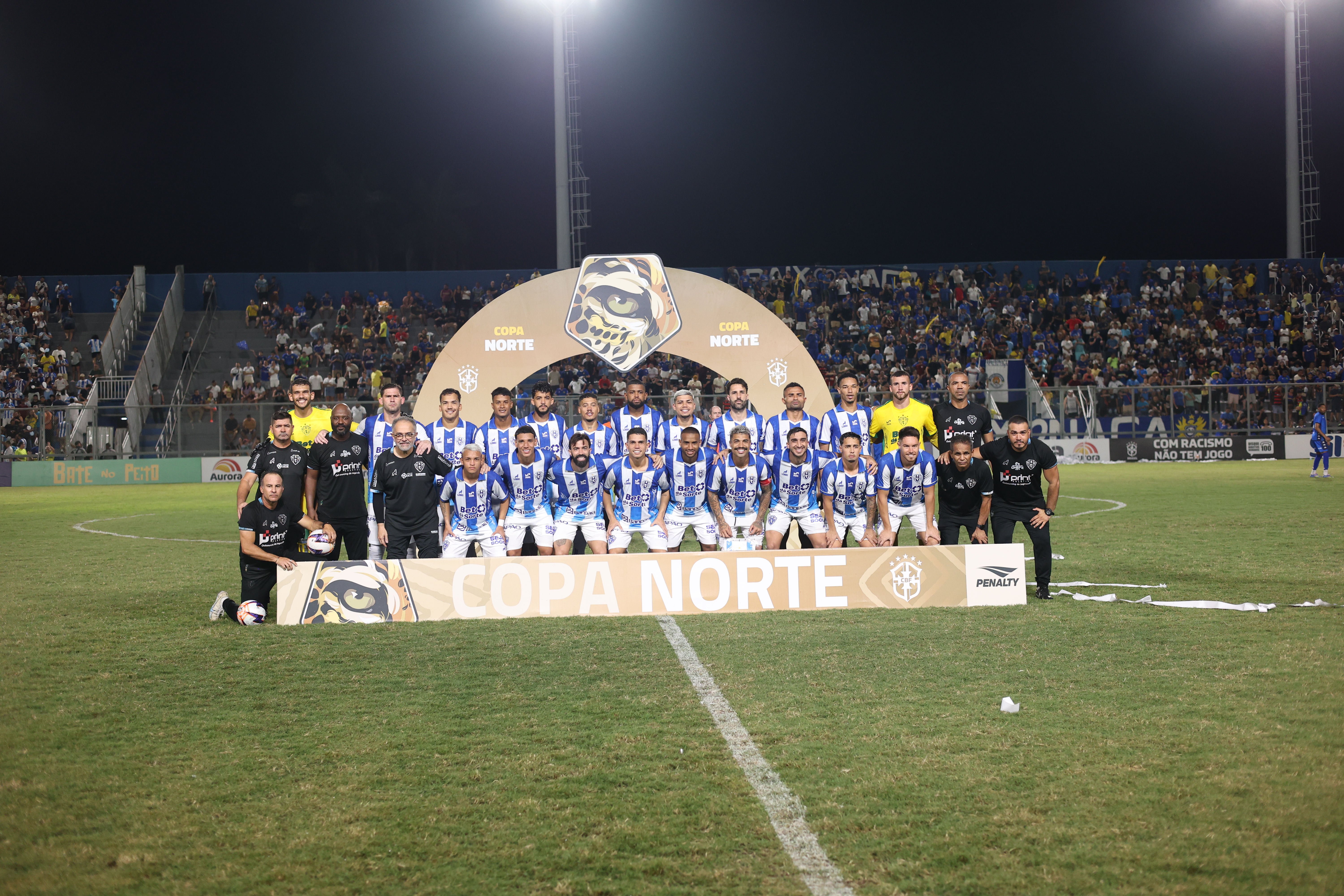 Elenco campeão do Paysandu