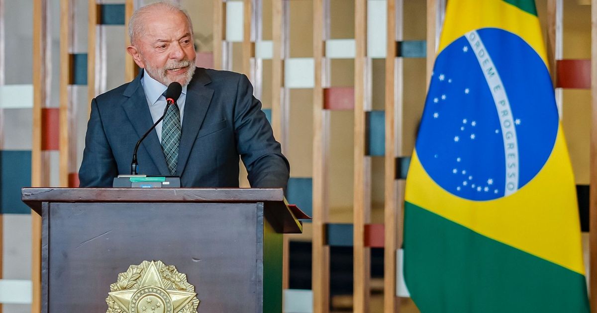 Presidente da República, Luiz Inácio Lula da Silva, durante declaração conjunta à imprensa, no Palácio do Planalto. Brasília - DF.