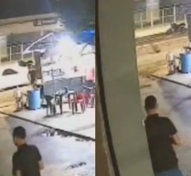 Imagem - Câmera registra momento em que carro atropela grupo e mata três pessoas na Augusto Montenegro