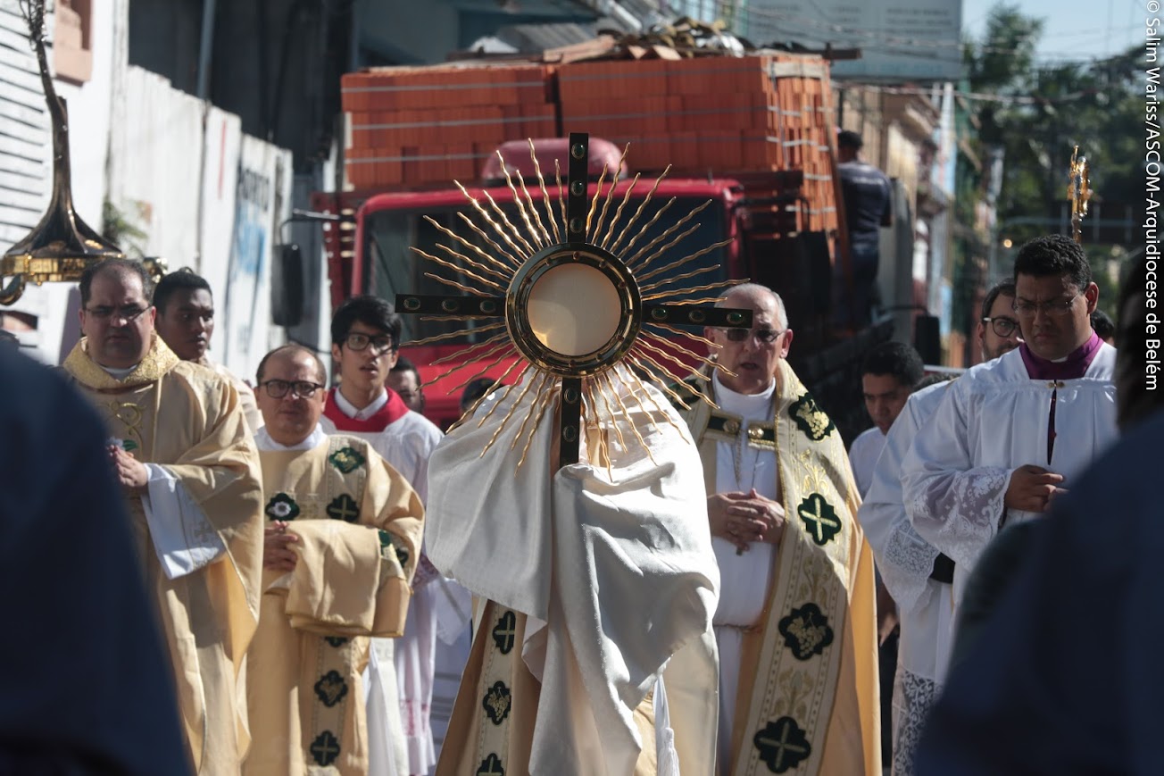 Solenidade de Corpus Christi com a Arquidiocese de Belém. 