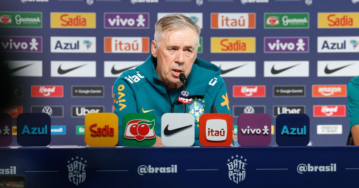 Ancelotti antecipou a escalação do Brasil -