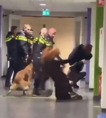 Imigrante grávida é agredida e jogada ao chão por policial nos Países Baixos