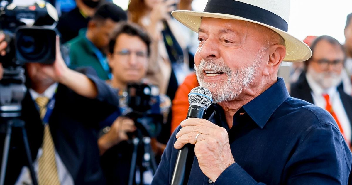 Presidente da República, Luiz Inácio Lula da Silva, durante Anúncio à imprensa sobre a inauguração do Instituto Federal Goiano – Campus Catalão, em Catalão - GO.