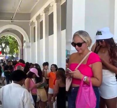 Imagem - Fãs lotam Mercado de São Brás para acompanhar gravação do "Menos é Mais" em Belém