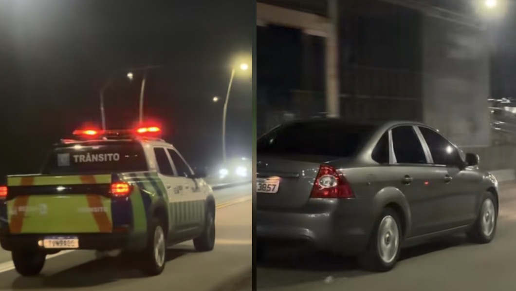 Motorista é flagrado trafegando na pista do BRT em Belém