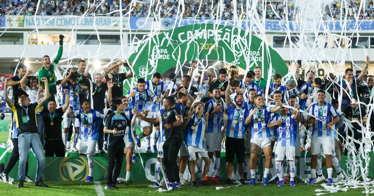 Paysandu comemora hexa da Copa Verde