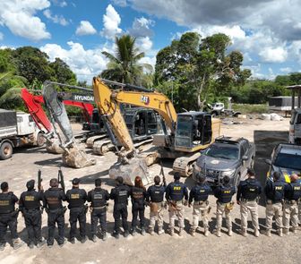 Imagem - Operação Rota do Ouro: PF e PRF desmontam garimpo ilegal no sudoeste do Pará