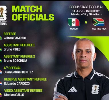 Imagem - Jogo de abertura da Copa do Mundo, México x África do Sul terá arbitragem brasileira