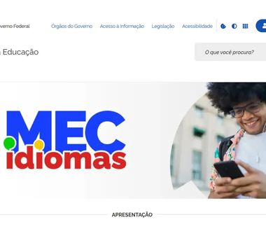 Imagem - MEC Idiomas: nova plataforma oferta inglês e espanhol gratuitamente