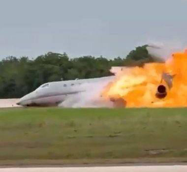 Imagem - Vídeo: jato privado cai em aeroporto, explode e deixa mortos na República Dominicana