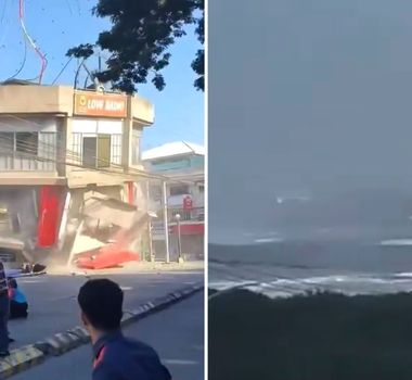 Imagem - Vídeo: terremoto de magnitude 7,8 deixa mortos, feridos e provoca alerta de tsunami nas Filipinas