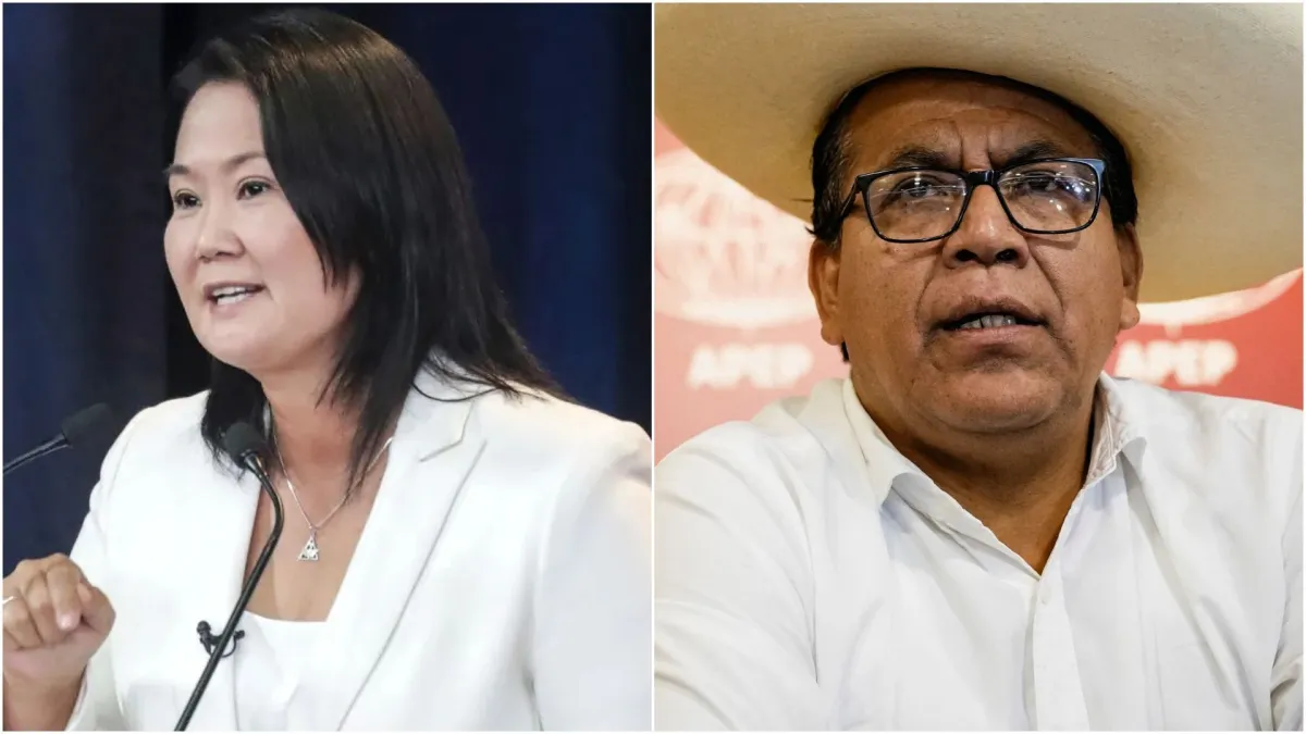 Candidata conservadora aparece à frente de Roberto Sánchez por margem apertada, enquanto votos de regiões decisivas ainda aguardam contagem.
