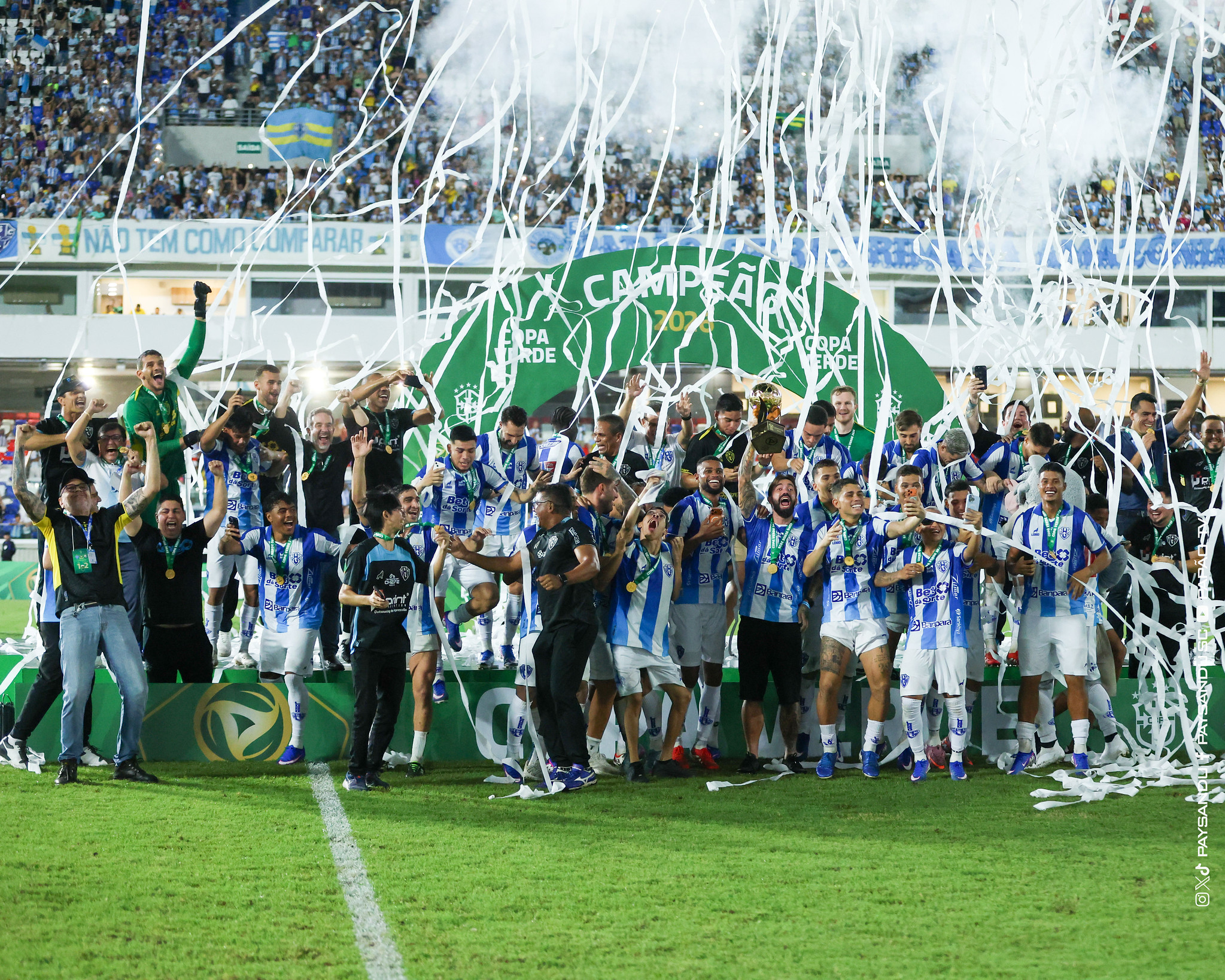 Paysandu comemora hexa da Copa Verde