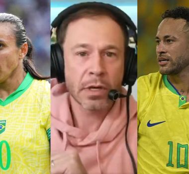 Imagem - Vídeo com falas de Tiago Leifert sobre Marta e Neymar gera debate nas redes; entenda