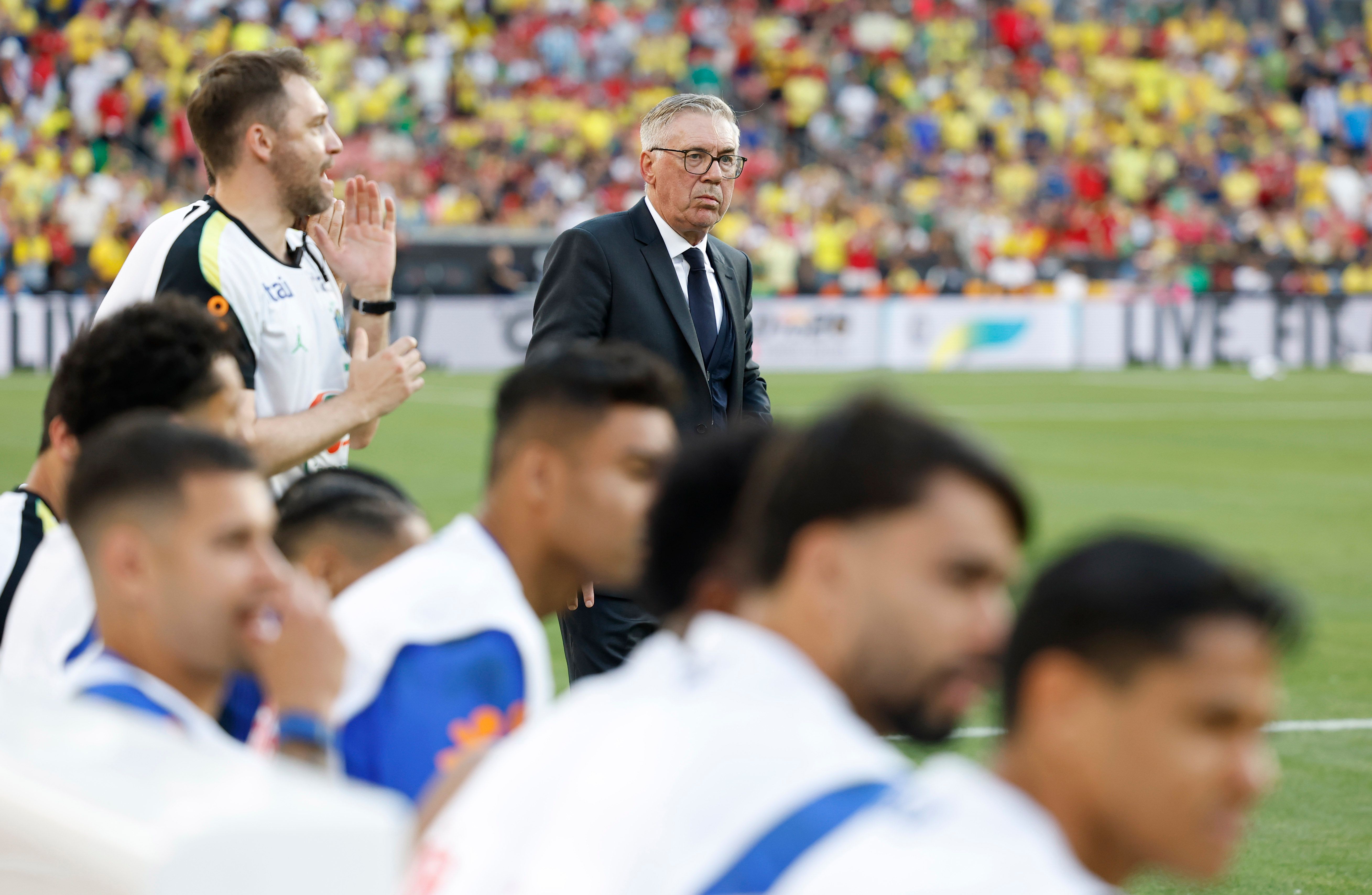 Imagem - Ancelotti mantém indefinição e faz mistério sobre time do Brasil para estreia