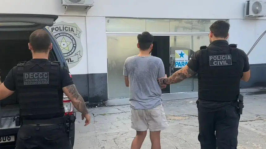 Homem foi preso preventivamente sob a acusação de divulgar conteúdo íntimo de uma mulher sem autorização em ambiente virtual. 