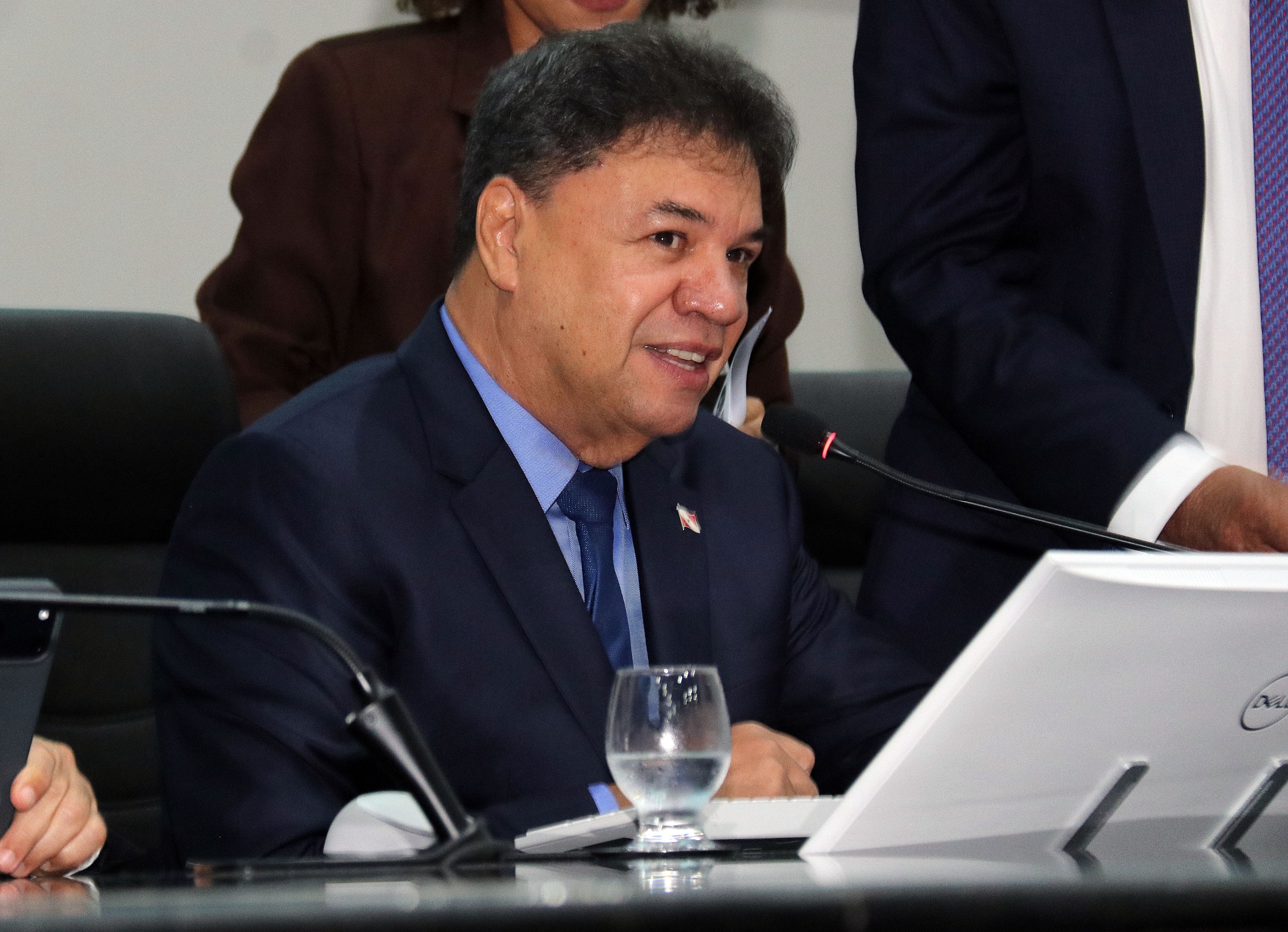 O deputado Chicão (União Brasil), presidente da Alepa. 
