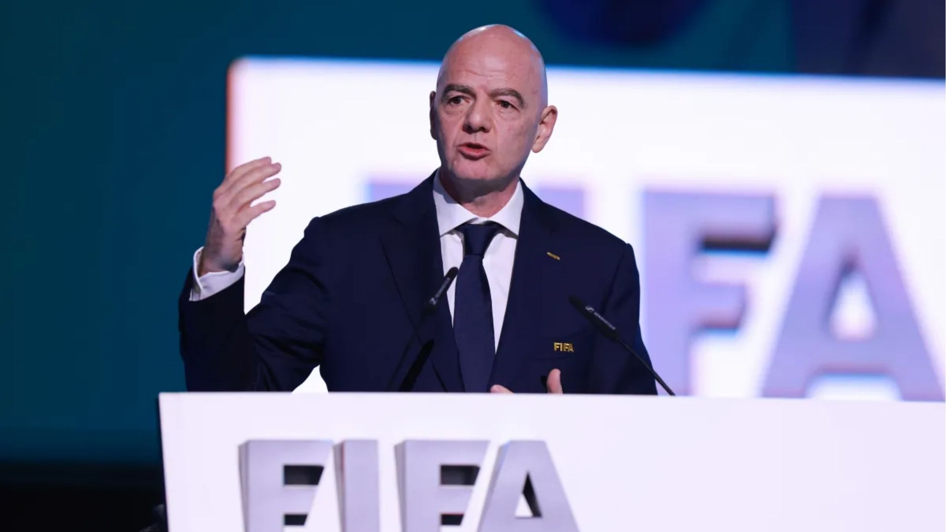 Presidente da Fifa, Gianni Infantino.
