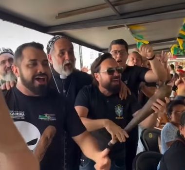 Imagem - Padre Kelmon chega a Belém e agita agenda do PL ao lado de Flávio Bolsonaro