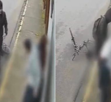 Imagem - Vídeo: Mulher é atacada por pitbull a caminho do trabalho e fica ferida em Santa Catarina