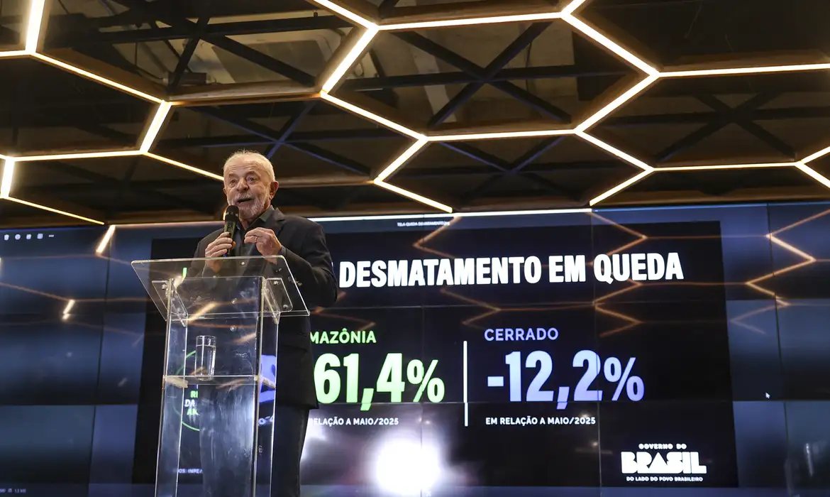 É a maior redução percentual de desmatamento já registrada na região

