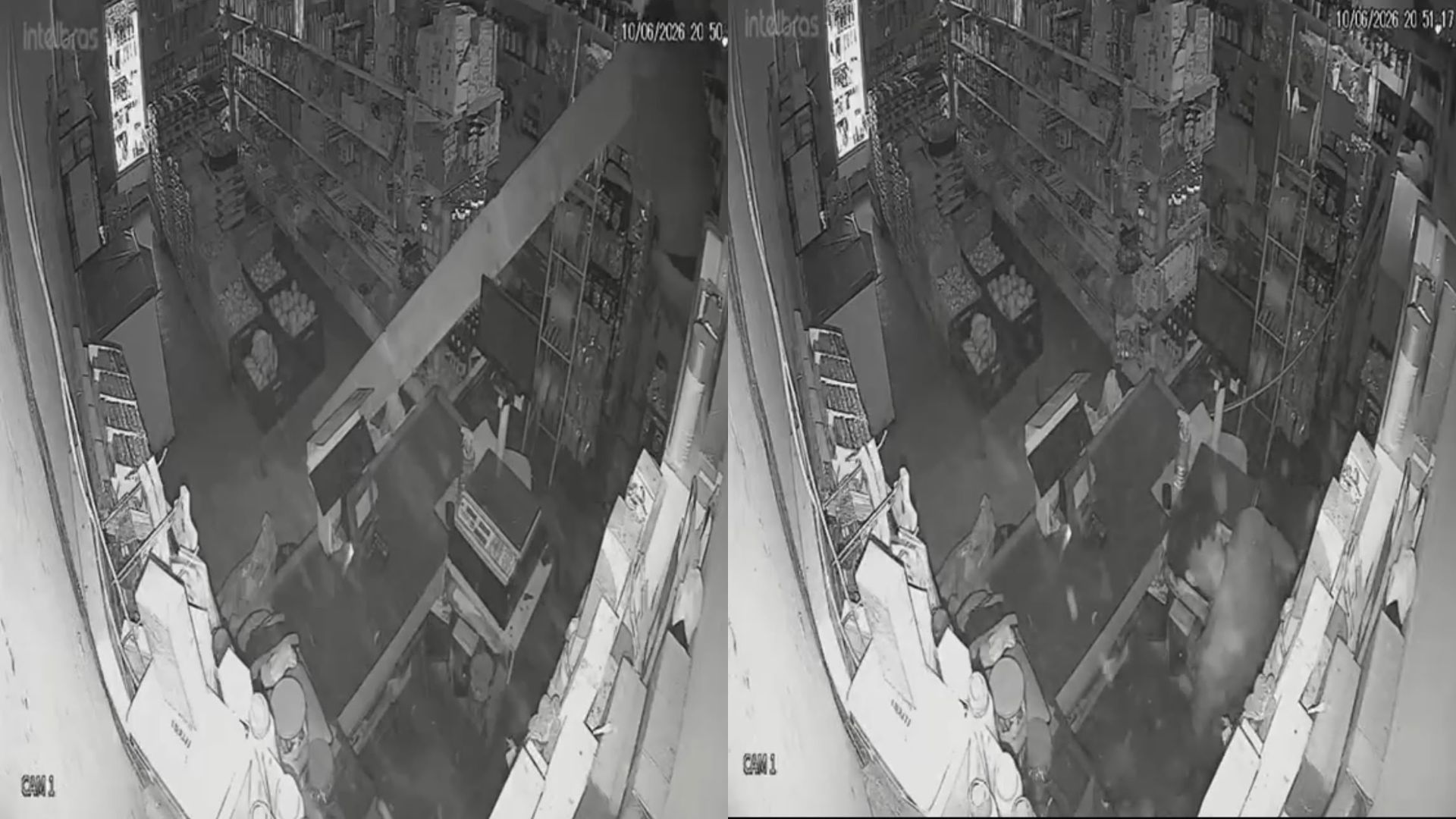 Criminoso invade comércio durante a madrugada e furta dinheiro  do caixa em Ourilândia