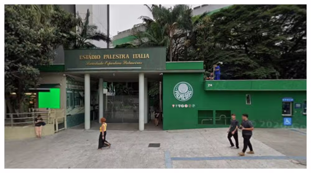  Dependências do clube social do Palmeiras, na Zona Oeste de São Paulo.