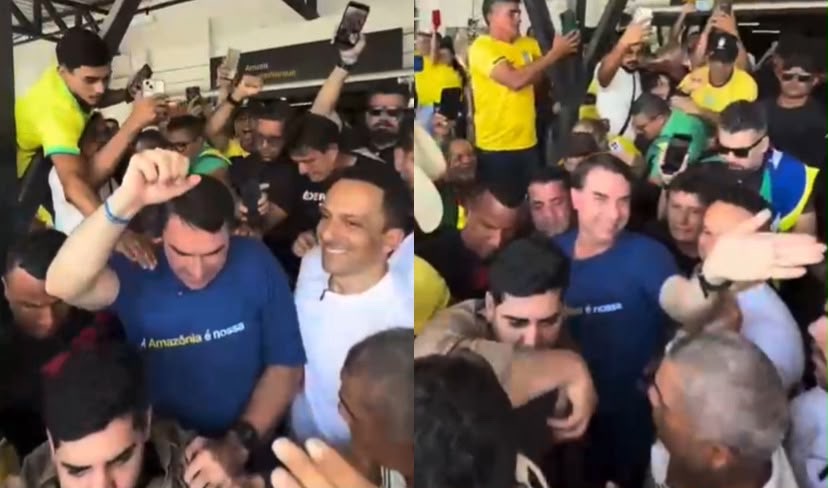Senador e pré-candidato à Presidência da República desembarcou na manhã desta quinta-feira (11) no município do sudoeste paraense, onde foi recepcionado por apoiadores antes de cumprir agenda política na região

