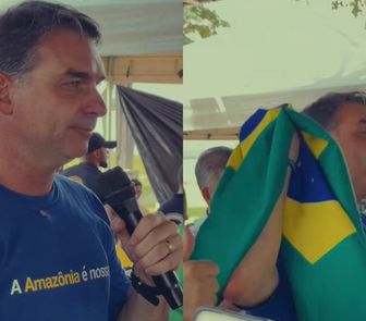 Imagem - Flávio Bolsonaro pede que apoiadores usem 'camisa do Bolsonaro' na Copa e afirma que ex-presidente resgatou a bandeira nacional
