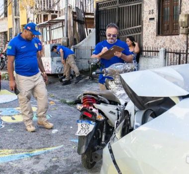 Imagem - Polícia Científica realiza perícia em veículos envolvidos em atropelamento e acidente na Sacramenta