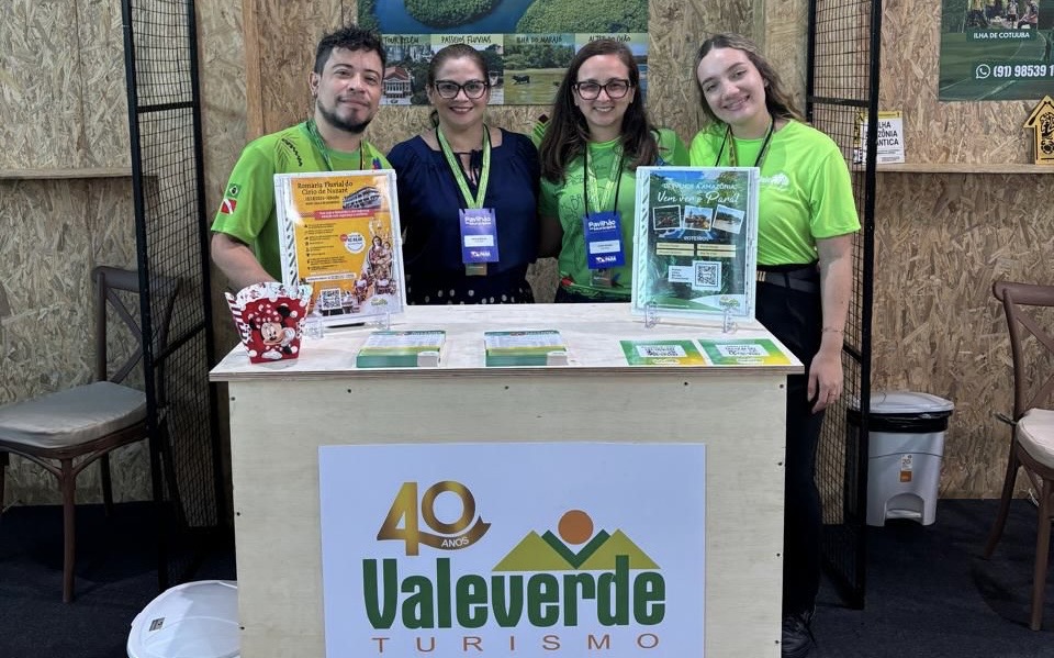 A Valeverde Turismo está presente no Feirão de Turismo, na segunda edição do Pavilhão dos Municípios – O Pará se Encontra Aqui, realizado pelo Governo do Estado, no Hangar, até este domingo, 14.

