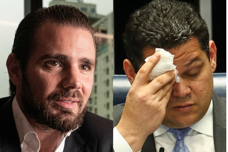 Vorcaro e Davi Alcolumbre