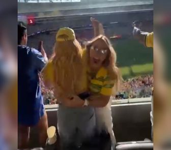Imagem - Virginia vibra com gol de Vini Jr. em jogo do Brasil na Copa do Mundo