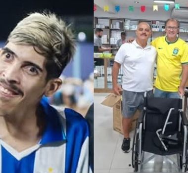 Imagem - Ídolos de Remo e Paysandu se unem e garantem cadeira de rodas para Pampam