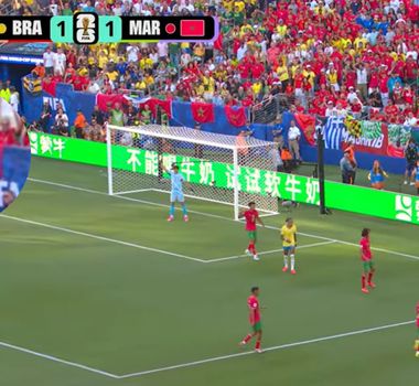 Imagem - Bandeira do Remo aparece em jogo do Brasil na Copa do Mundo e chama atenção