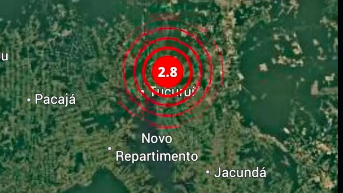 Abalo de magnitude 2,8 foi sentido em diversos bairros e é o quinto registro sísmico na região em menos de três dias.