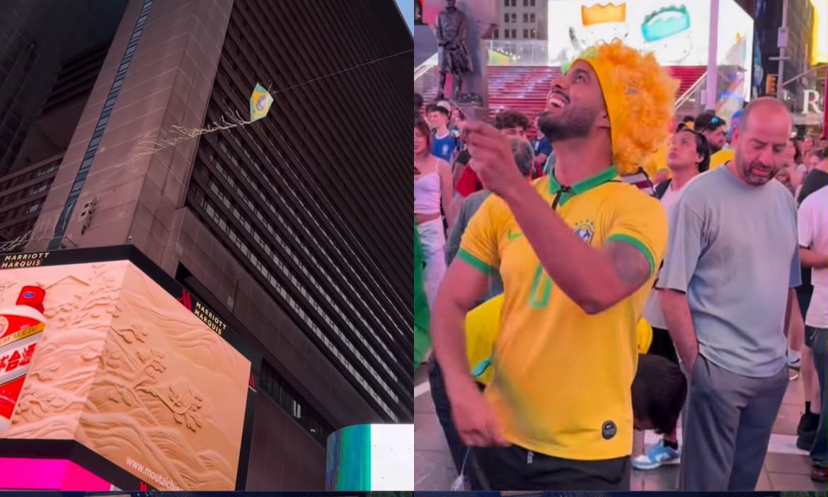 Cena viralizou nas redes sociais - 