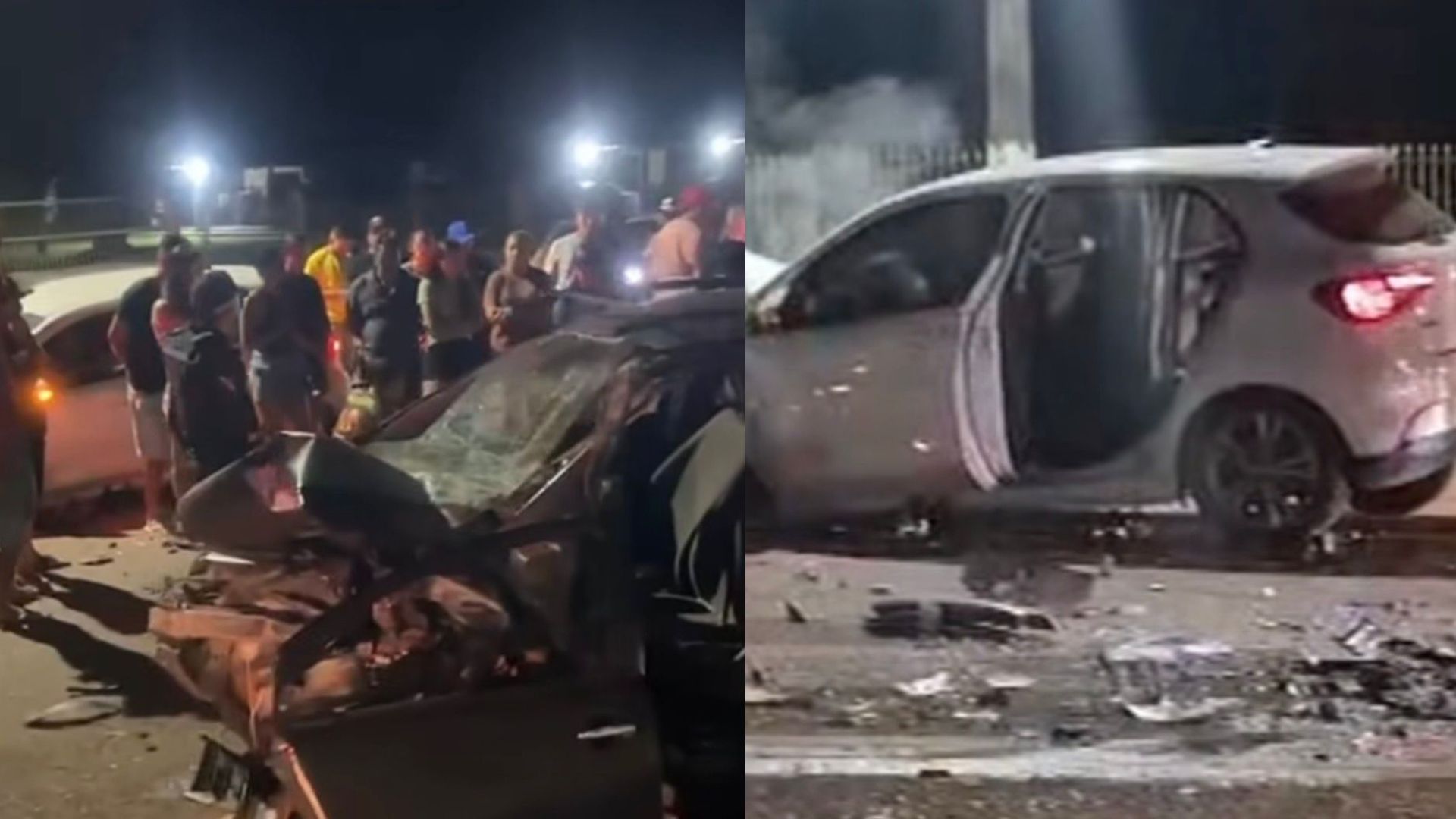 Colisão entre três carros deixa um morto e quatro feridos na PA-140, em Quatro Bocas