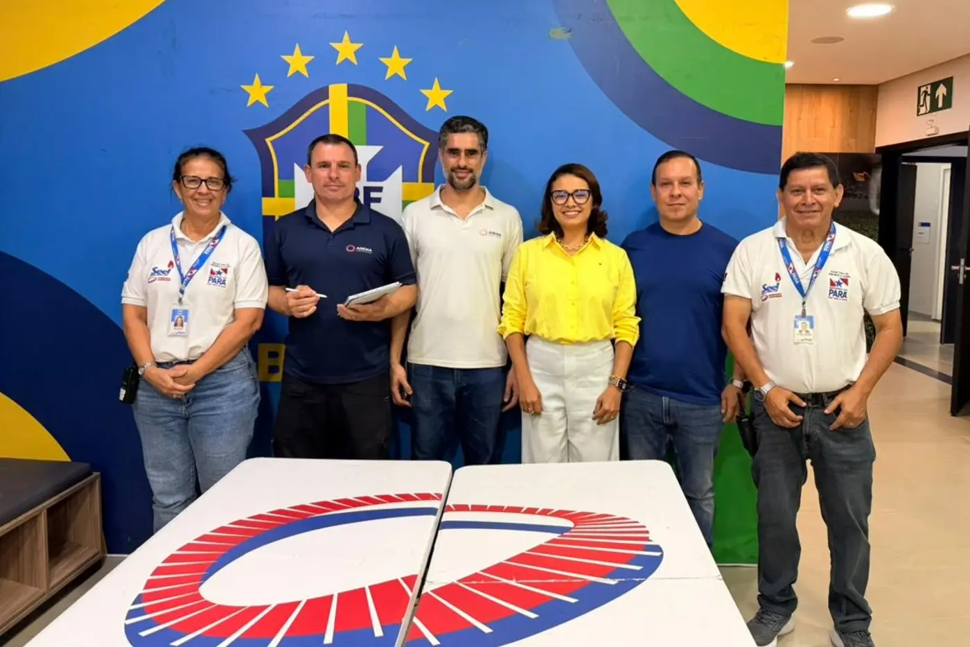 CBF vistoria Mangueirão e elogia estrutura da principal arena esportiva do Pará