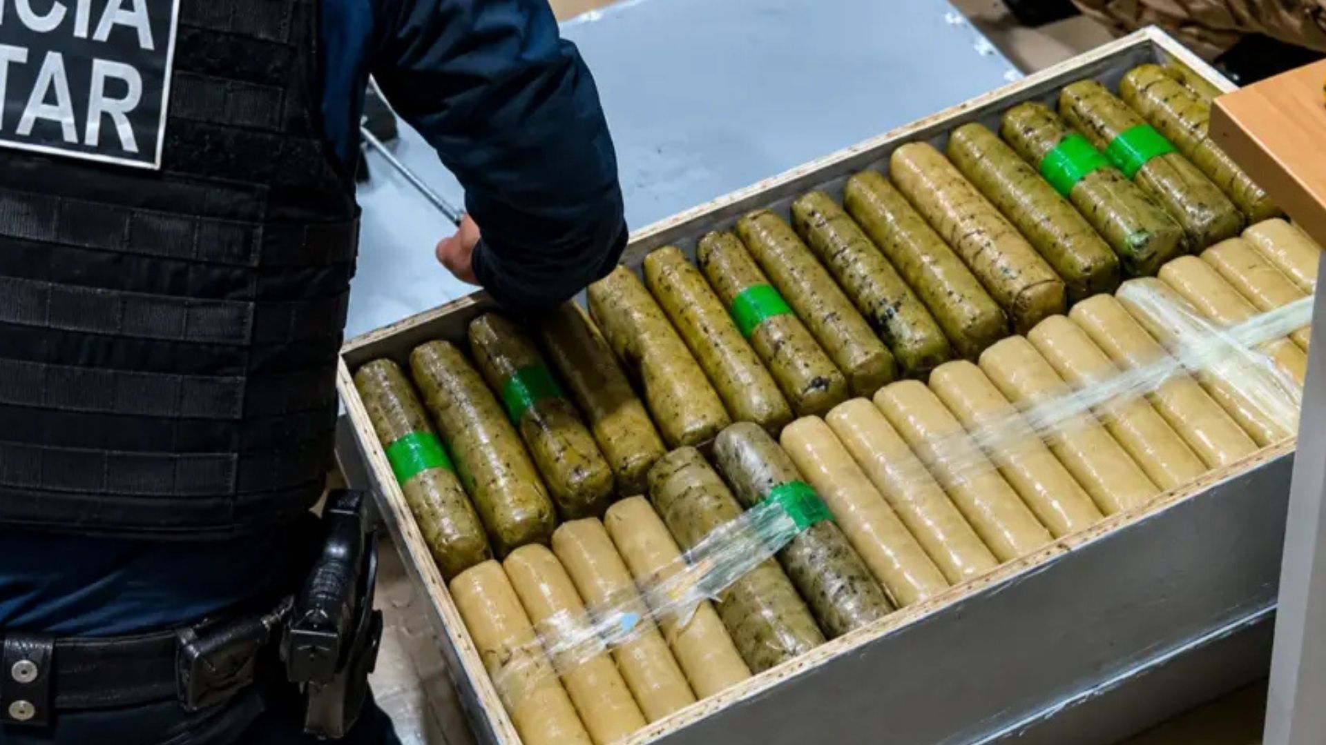 Grande apreensão de drogas em um único dia.