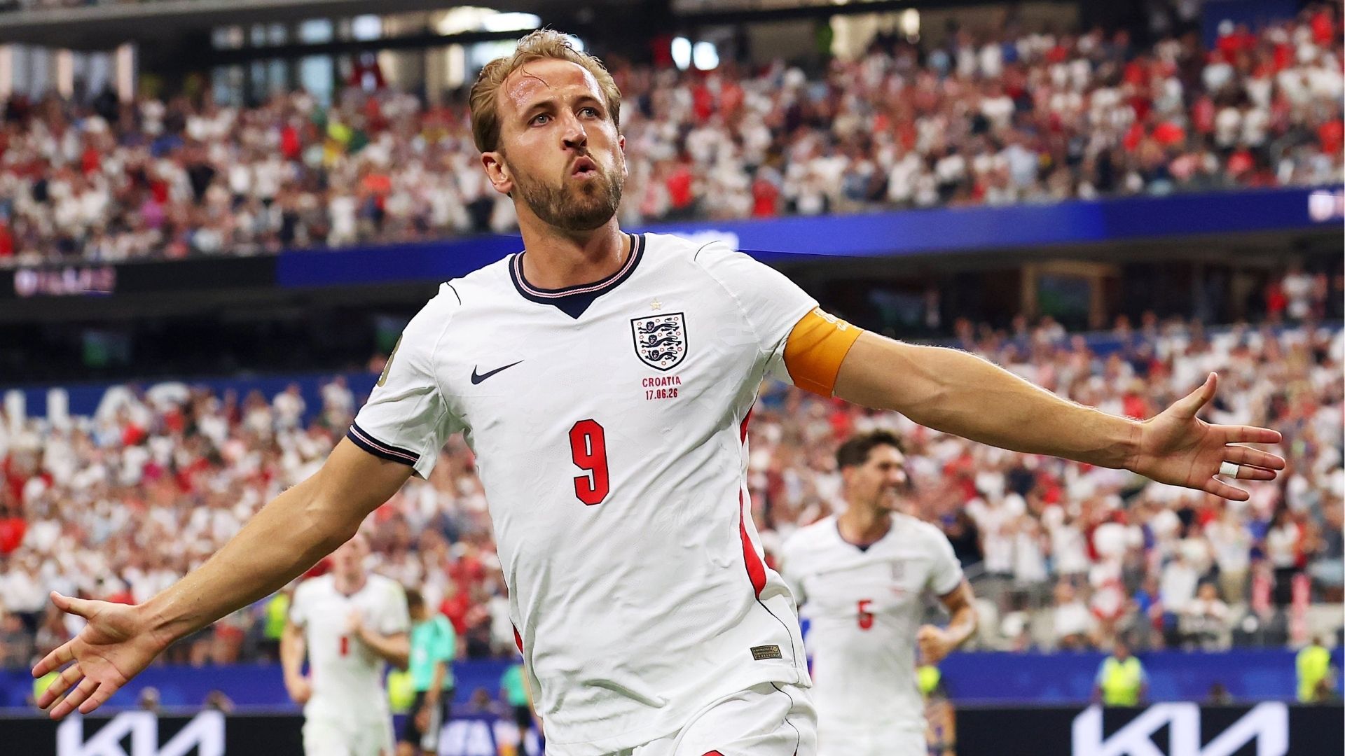 Harry Kane marcou dois na vitória do English Team