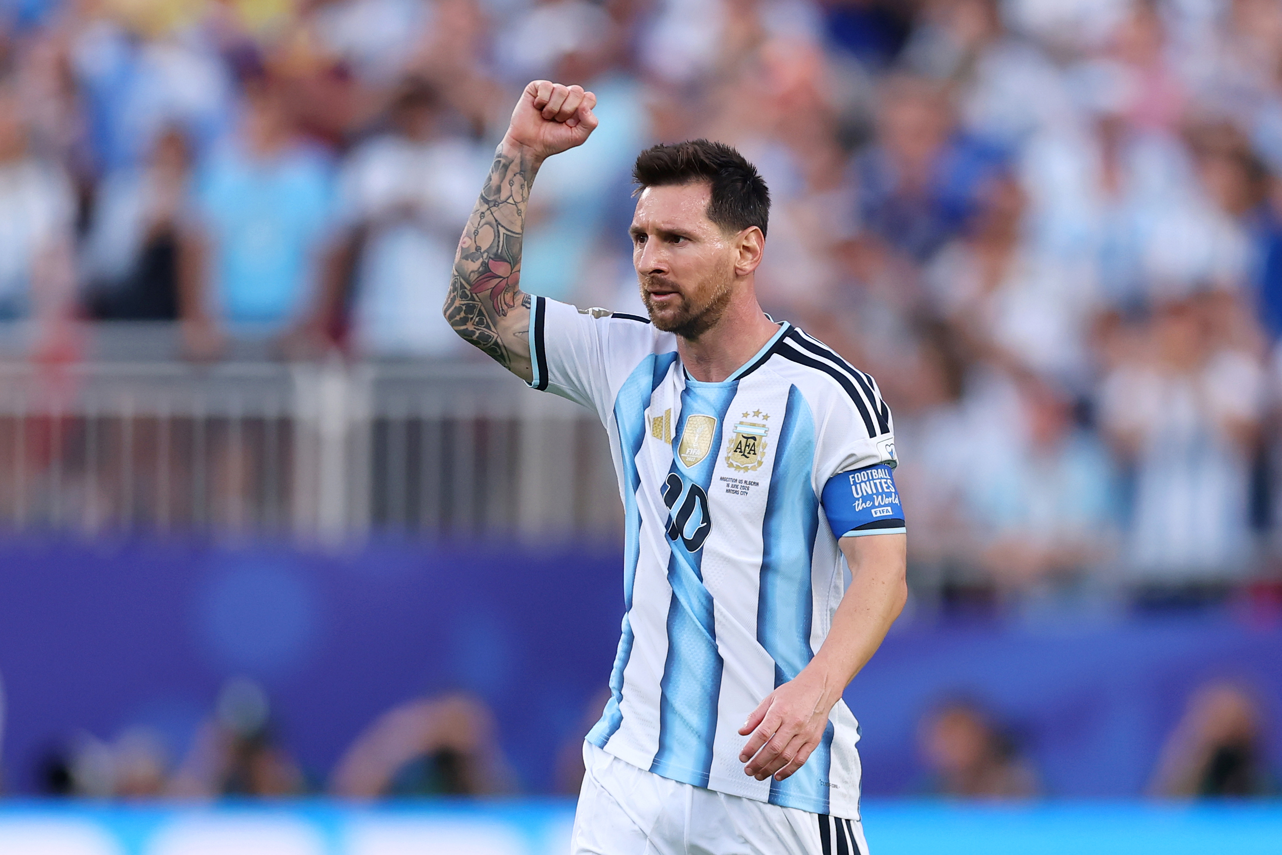 Messi marcou três gols na estreia da Argentina na Copa de 2026 - 
