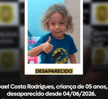 Imagem - Menino de 5 anos está desaparecido após ser levado pelo pai para um passeio em Marabá