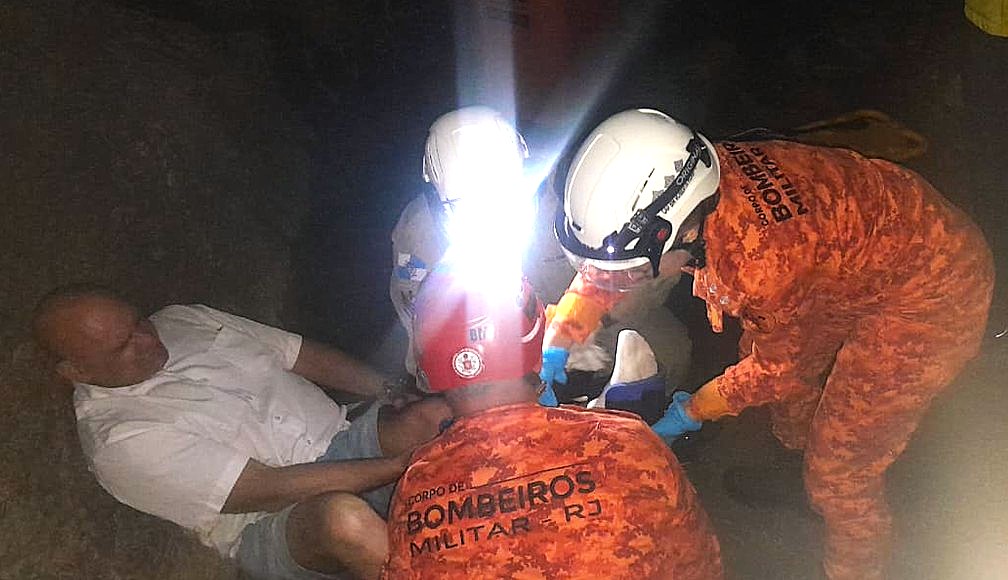 Acidente mobilizou equipes do Corpo de Bombeiros em um dos pontos turísticos mais visitados do Rio de Janeiro