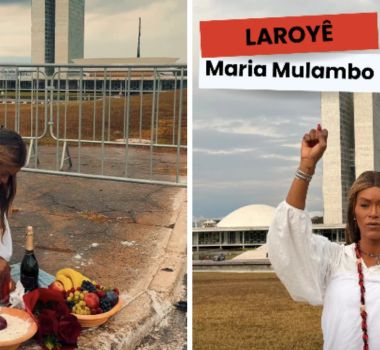 Imagem - Vereadora do PT realiza trabalho religioso em frente ao Congresso Nacional